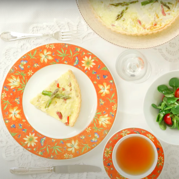 Quiche au kimchi