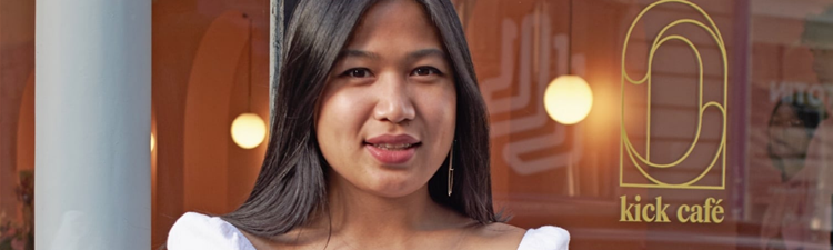 Savannah Truong, créatrice du Kick Café